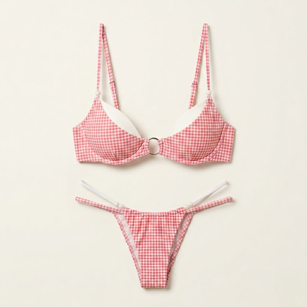 Bikini Bardot - packshot bandeau vichy